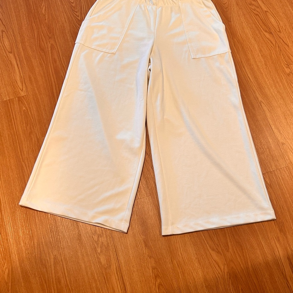 Max Studio Wide Leg Cropped Pants
